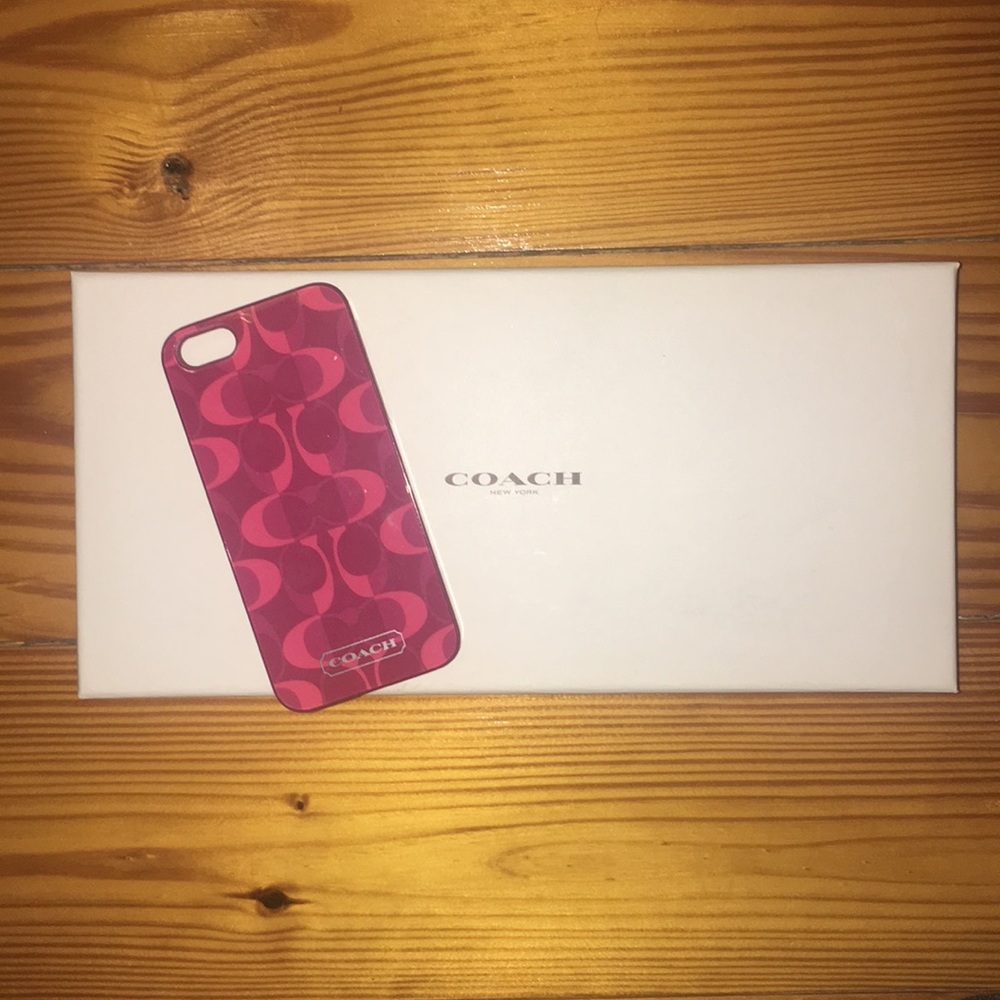 COACH iPhone 5 case in red
